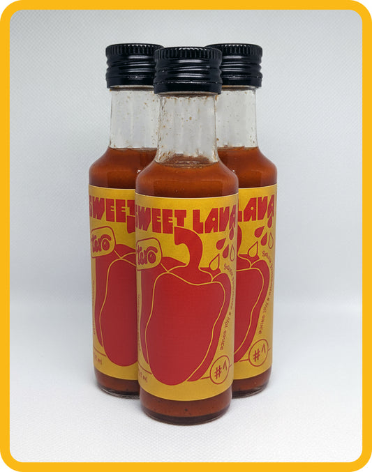 Sweet Lava sauce piquante artisanale habanero 100ml - fabrication française